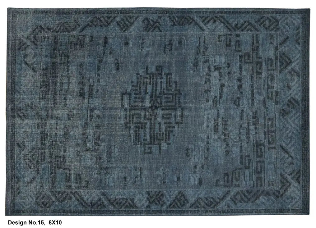 Hand knotted Indian Modern Rug 8'0" x 10'0" ABC Rugs Kilims